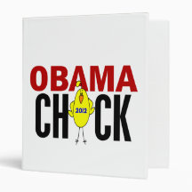 Obama Chick 2012 Vinyl Binder