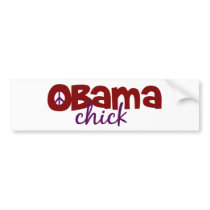 Obama Chick bumper stickers