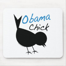 Obama Chick Merch Mousepad