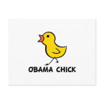 Obama Chick Postcard