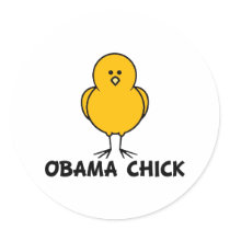 Obama Chick Sticker