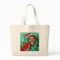 Obama Christmas Tote Bag