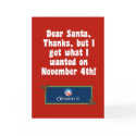 Obama Christmas Card by SoCalTeeShirts Obama Christmas Card