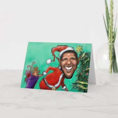 Obama Christmas cards