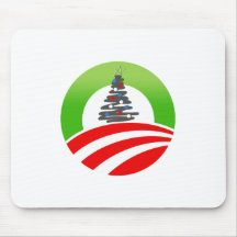 Obama Christmas Mouse Mats