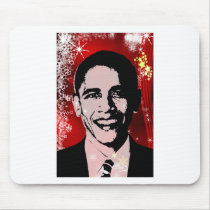 Obama Christmas mousepads