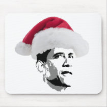 Obama Christmas Mousepad