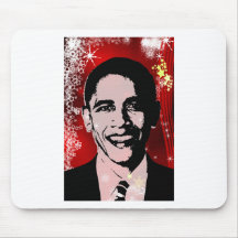 Obama Christmas Mousepad