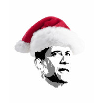 Obama Christmas Tee t-shirts by Funkart Obama Christmas Tee t-shirts