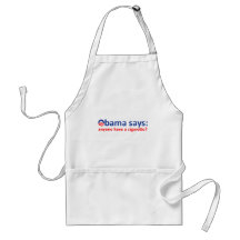 Obama Cigarette Aprons