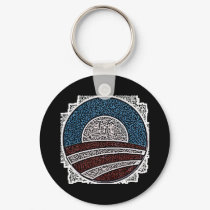 Obama Circle keychains by talliktok_katauyak Obama Circle keychains