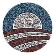 Obama Circle stickers by talliktok_katauyak Obama Circle stickers