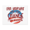 Obama Clean Underwear postcards