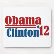 obama clinton 2012 mousepads