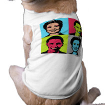 Obama Clinton Warhol.png pet clothing