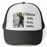 obama clubbing a seal, OBAMA (kills baby seals) hats