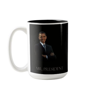 Obama coffee mug by aslentz