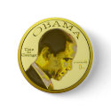 Obama coin Standard size Button by DeViuS_DeZiiinZ Obama coin Standard size Button
