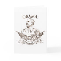 Obama Commemorative Greeting Card cards