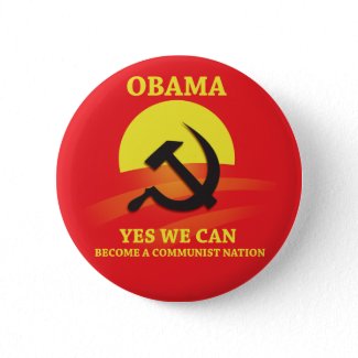 Obama Communist Button button