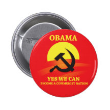 Obama Communist Button