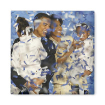 Obama Confetti Celebration magnets