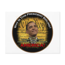 Obama Constitution postcards