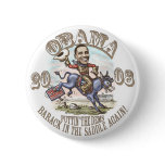 Obama Cowboy 2008 buttons