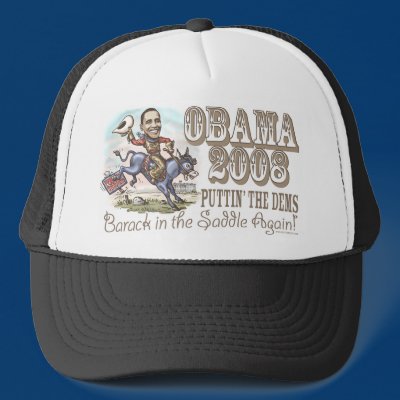Obama Cowboy 2008 Mesh Hats by buttonZup