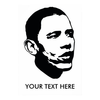 Obama Customizable Poster by HarryTerry