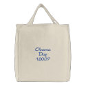 Obama Day1.20.09 embroidered bags by delwilliamsmedia Obama Day1.20.09 embroidered bags