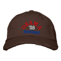 Obama de 'gorra 08 Portland Gorros Bordados