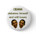 Obama Debate Button by mikek92349 Obama Debate Button