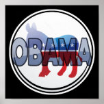 Obama Democrat Design Print