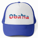 Obama Democrat Trucker Trucker Hats