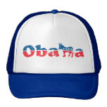 Obama Democrat Trucker Trucker Hats