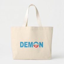 OBAMA DEMON CANVAS BAGS