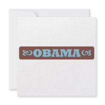 Obama design invitations