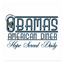Obama Diner posters