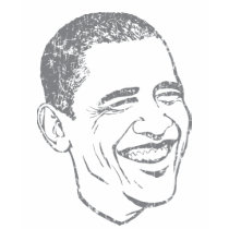 Obama Distressed Graphic T-shirt
