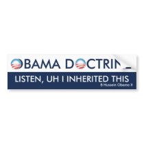 Obama Doctrine 2 bumper stickers