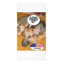 Obama Dog photo cards by SpeakYourMind Obama Dog photo cards