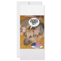 Obama Dog rack cards by SpeakYourMind Obama Dog rack cards