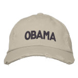 OBAMA EMBROIDERED BASEBALL CAP