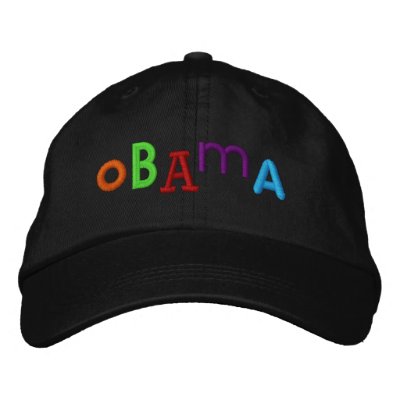OBAMA Embroidered Hat by jamierushad