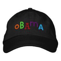 OBAMA Embroidered Hat embroidered hats by jamierushad OBAMA Embroidered Hat embroidered hats