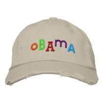OBAMA Embroidered Hat embroidered hats by jamierushad OBAMA Embroidered Hat embroidered hats