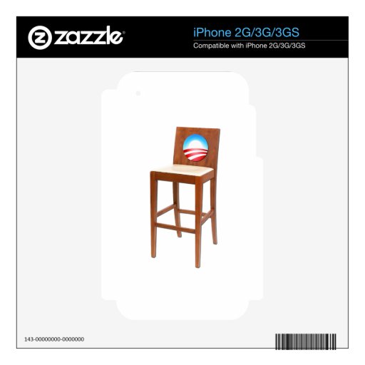 Obama Empty Chair iPhone 3GS Decals