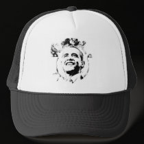 Obama Engraved-style Hat by elfyboy Obama Engraved-style Hat