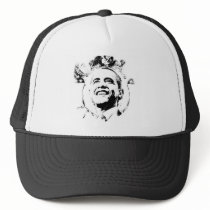 Obama Engraved-style Hat by elfyboy Obama Engraved-style Hat